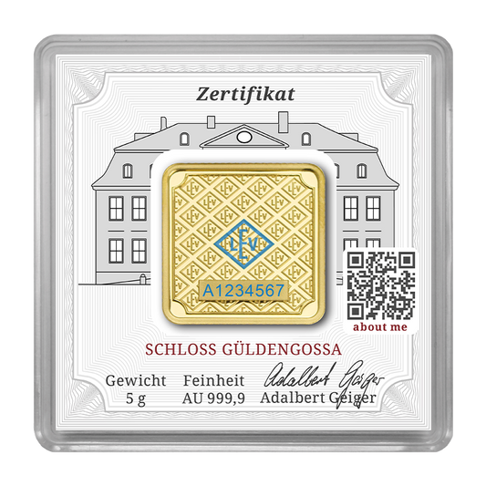 Geiger Original - 5g Gold Bar in capsule