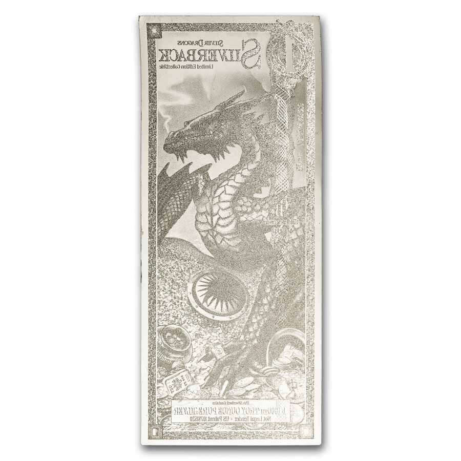 2024 1 Silverback Silver Note Silver Dragon - Red – view 2