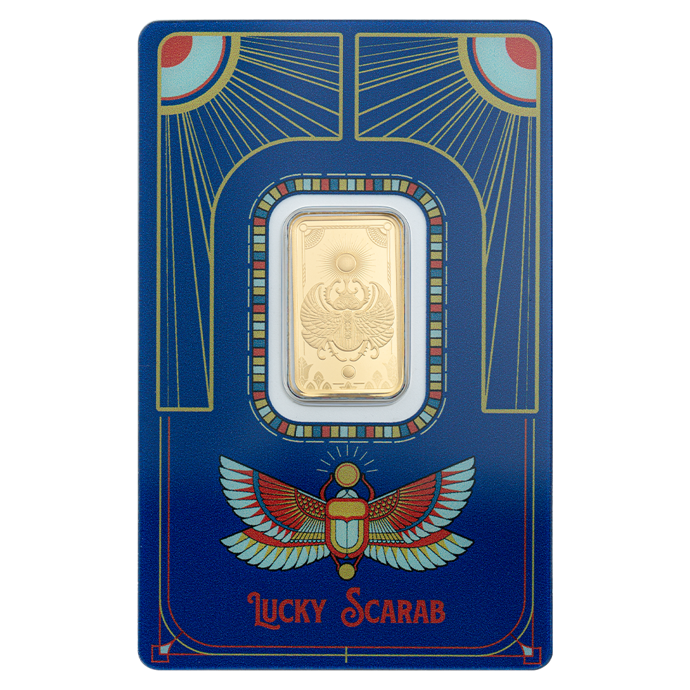 PAMP - 5g Gold Bar - Lucky Scarab