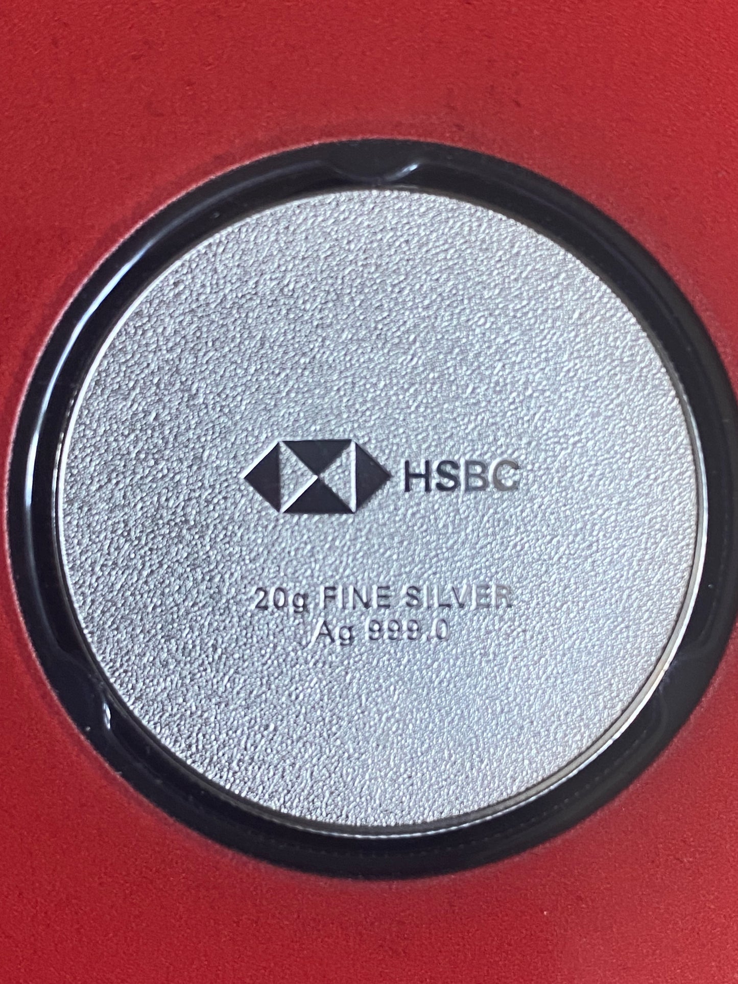20g Silver HSBC 10 Years of Service Coin