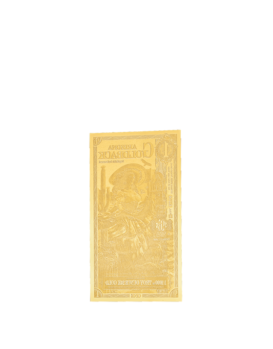 1 Arizona Goldback - | Aurum Gold Foil Note (24k)