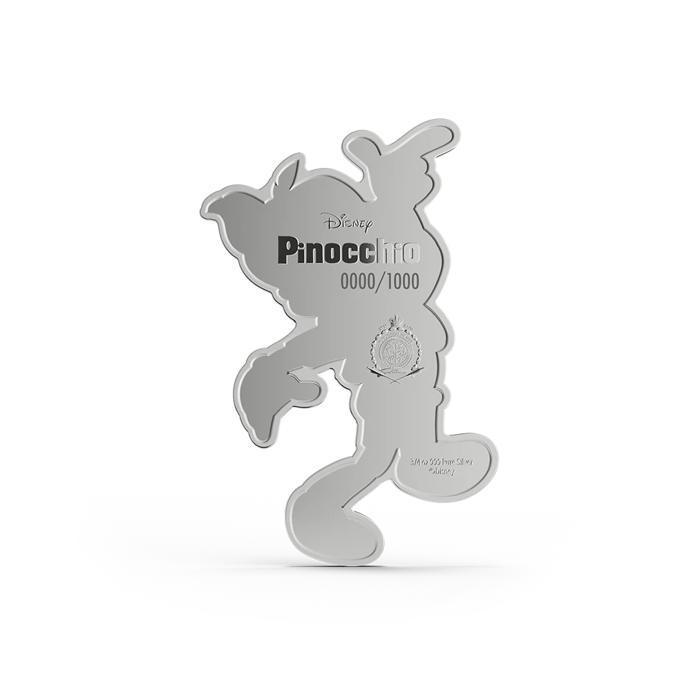 2026 Niue Disney Pinocchio 3/4oz Silver Collectible & 5g Foil Set