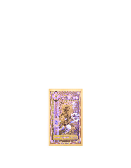 ¼ Florida Goldback - Alpha Edition (α) – view 2