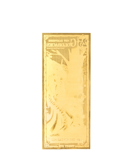 25 New Hampshire Goldback | Aurum Gold Foil Note (24k)