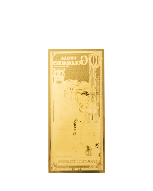 10 Nevada Goldback | Aurum Gold Foil Note (24k)