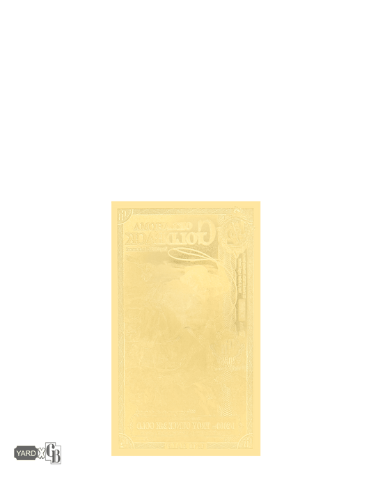 ½ Oklahoma Goldback | Aurum Gold Foil Note (24k)