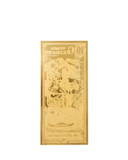 10 Wyoming Goldback | Aurum Gold Foil Note (24k)