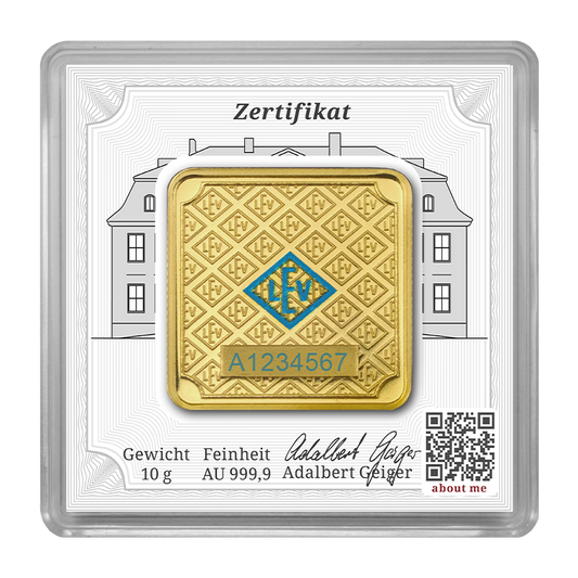 Geiger Original - 10g Gold Bar in capsule