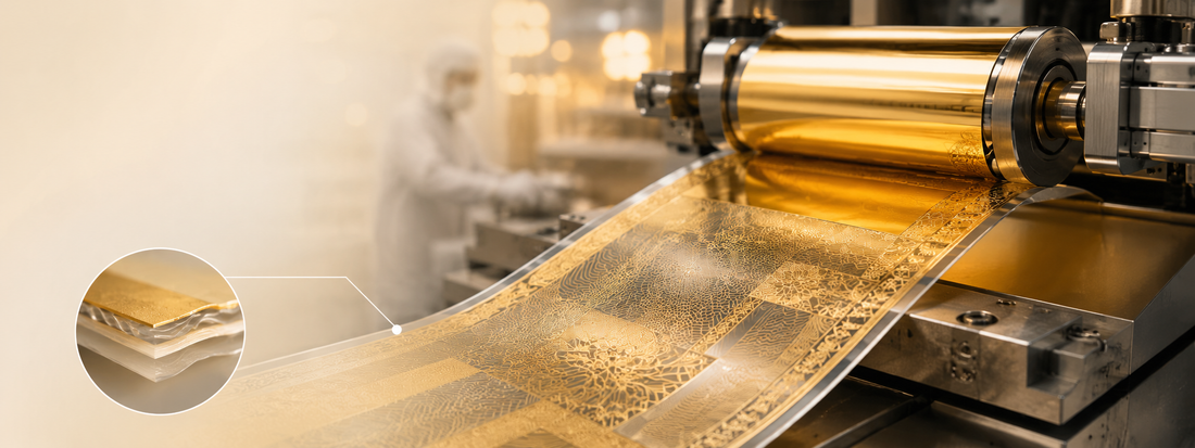 Illustration of how Goldbacks are made