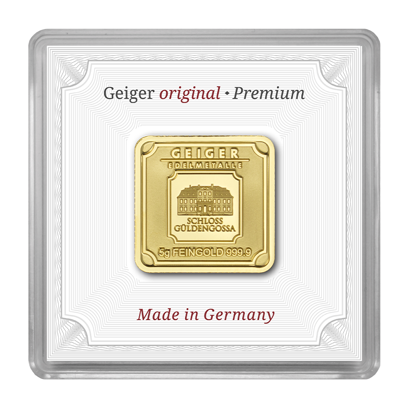 Geiger Original - 5g Gold Bar in capsule