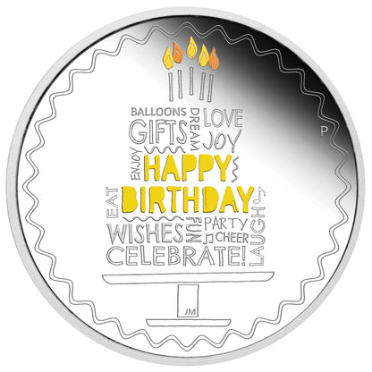 Happy Birthday 2021 1oz Silver Proof Coin