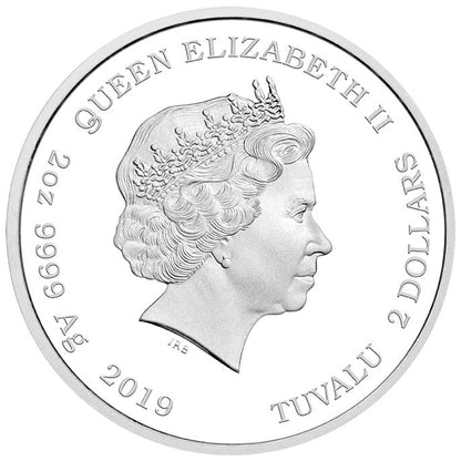 2019 Tuvalu The Simpsons™ Family 2oz Silver Coin (Ultra Rare)