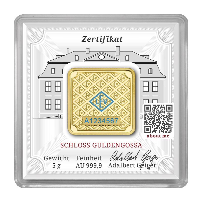 Geiger Original - 5g Gold Bar in capsule