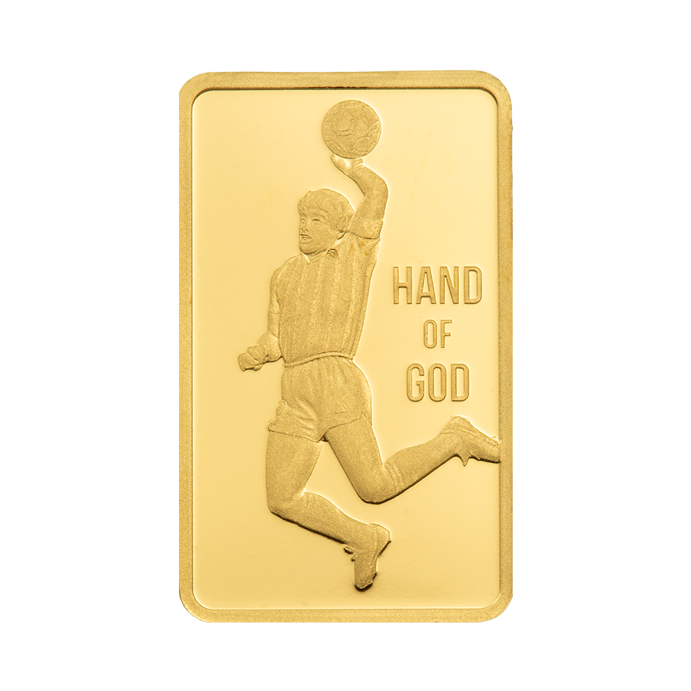 PAMP Maradona 1g Gold Bar – 999.9 Fine Gold