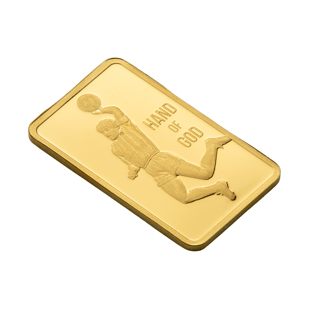 PAMP Maradona 1g Gold Bar – 999.9 Fine Gold