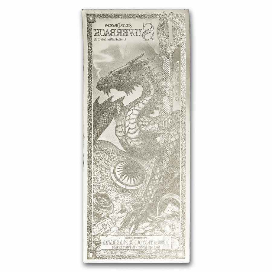 2024 1 Silverback Silver Note Silver Dragon - Red