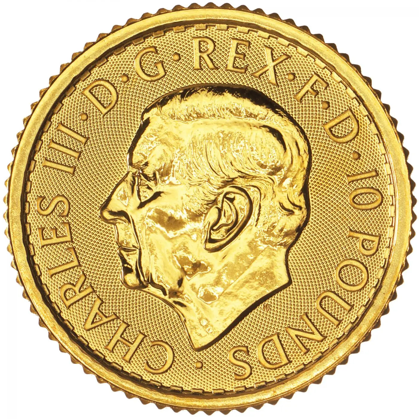 1/10 oz Gold Britannia Coin: Vaulted (UK)