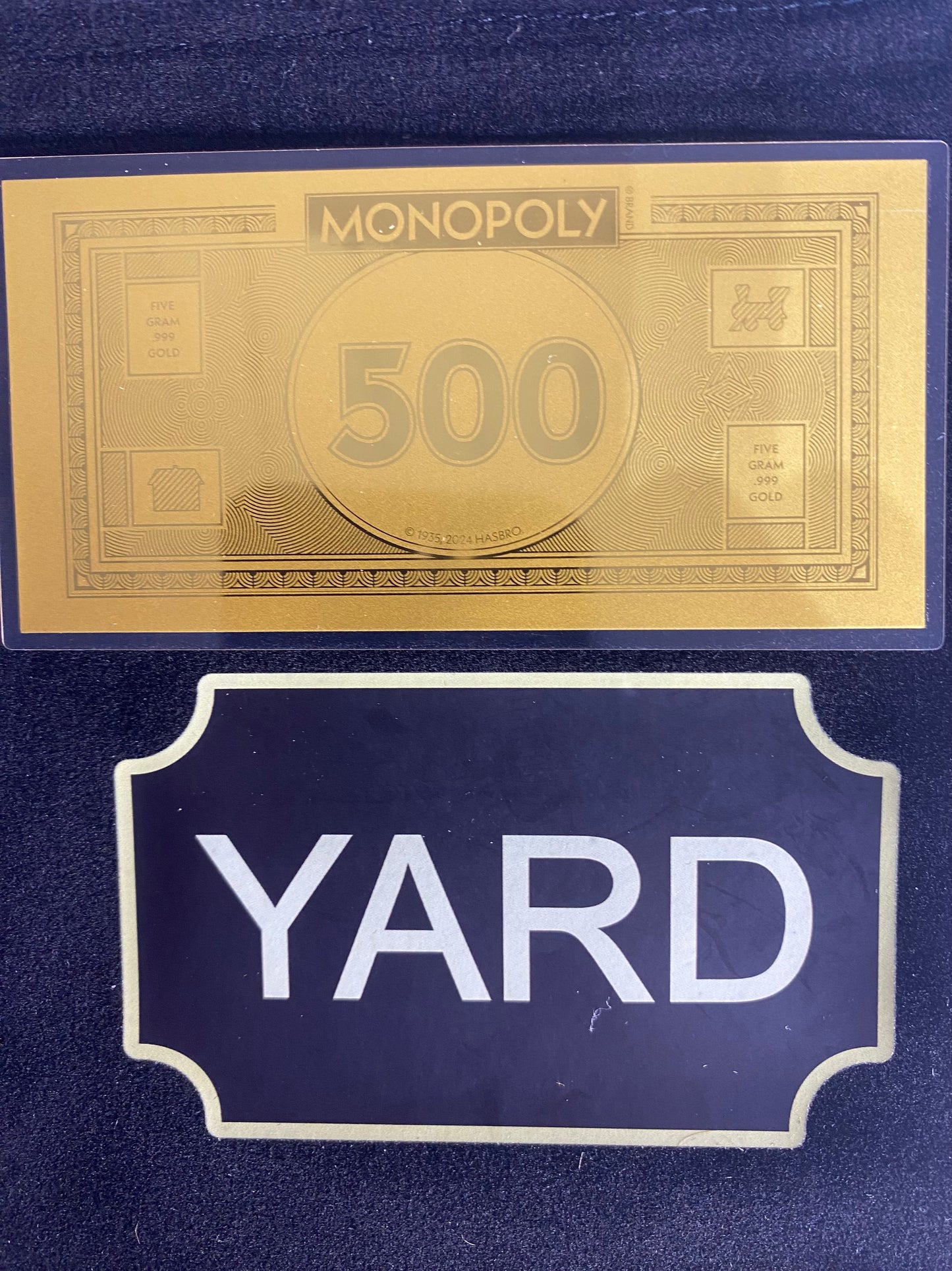 2024 Samoa Monopoly Currency Set - 5g Gold, 1g Gold, 5g Silver Notes & Royal Mint 50p Proof Coin