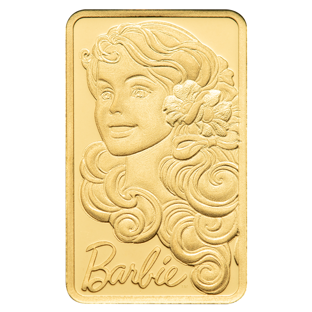 PAMP Suisse 2025 1g Gold Bar Barbie Edition