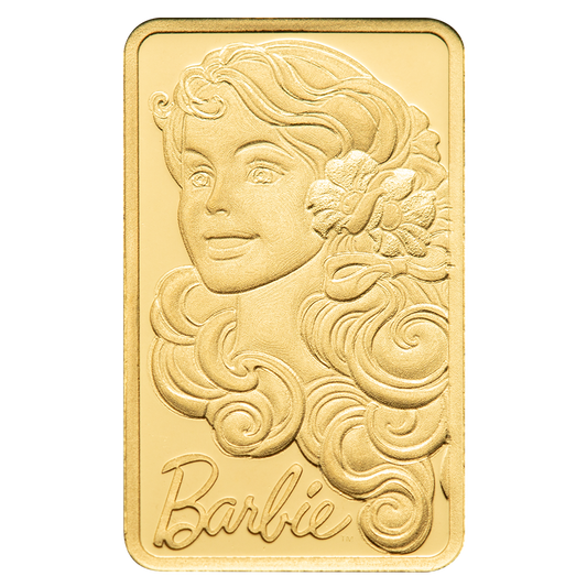 PAMP Suisse 2025 1g Gold Bar Barbie Edition