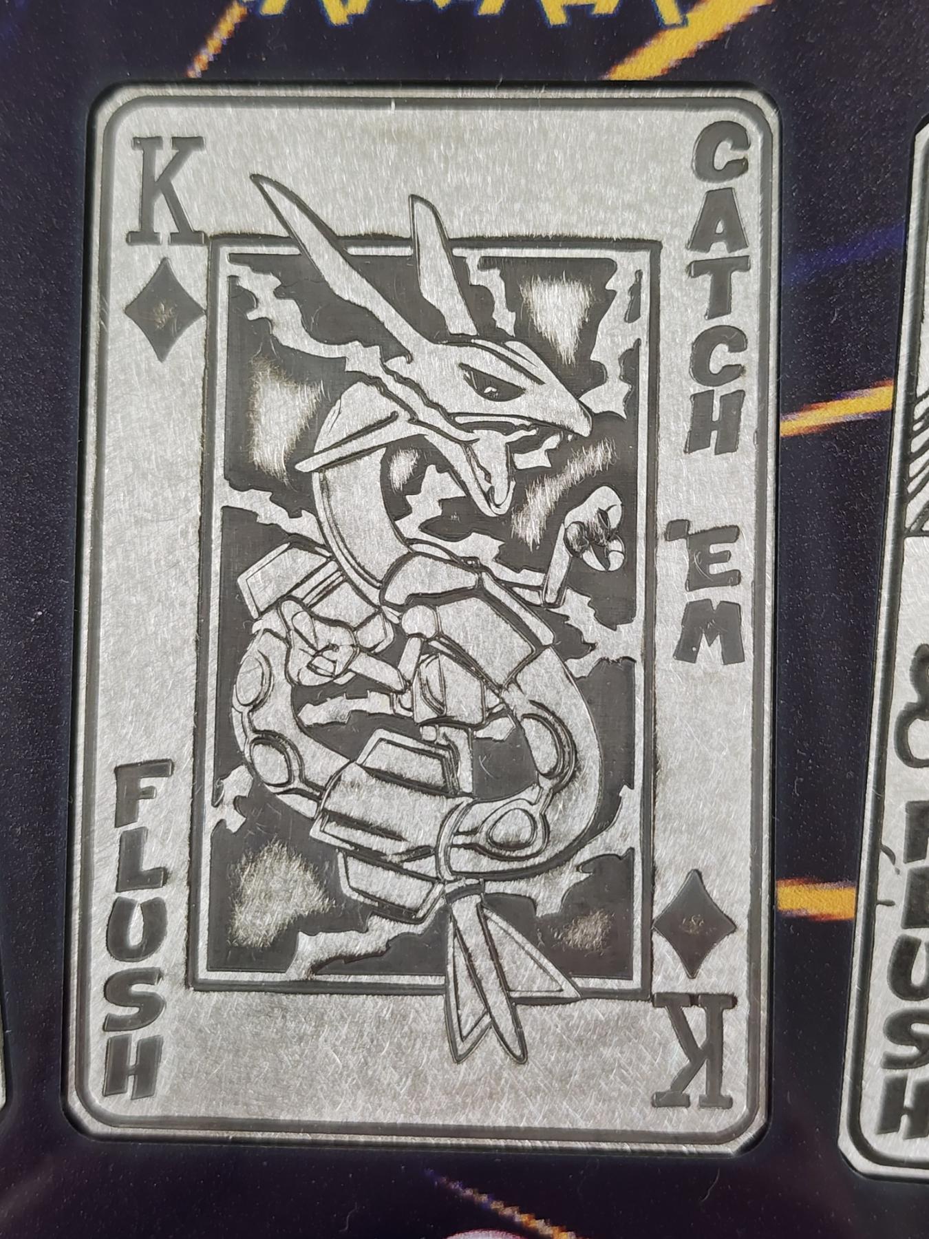 Framed Silver Pokemon Set - St. Louis Mint Catch 'Em Flush 5 x 1 oz Silver Bars
