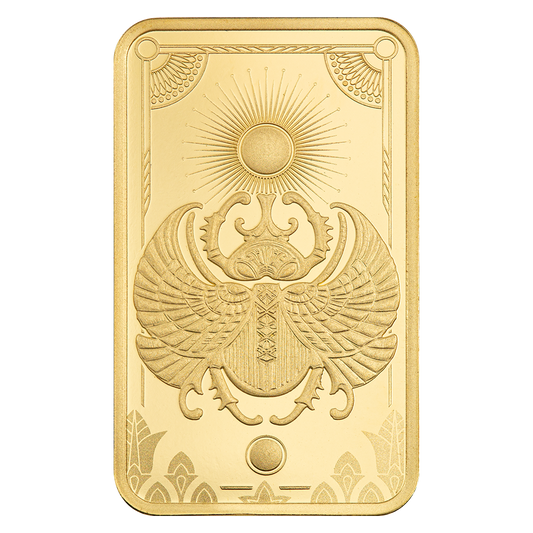 PAMP - 5g Gold Bar - Lucky Scarab