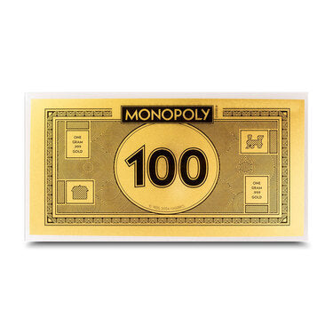 PAMP 1g Gold Monopoly Currency Note