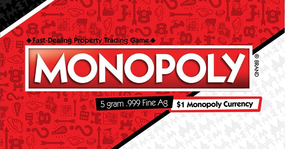 2024 Samoa Monopoly Currency Set - 5g Gold, 1g Gold, 5g Silver Notes & Royal Mint 50p Proof Coin