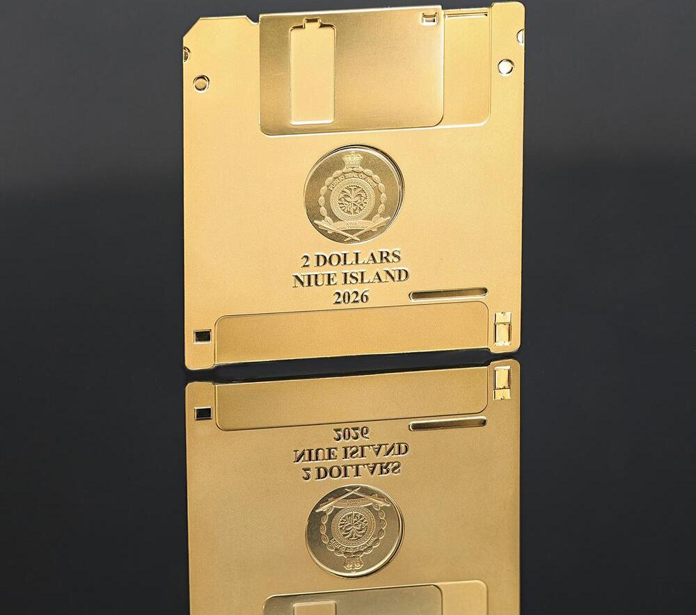 2026 2 oz Floppy Disk Silver Coin