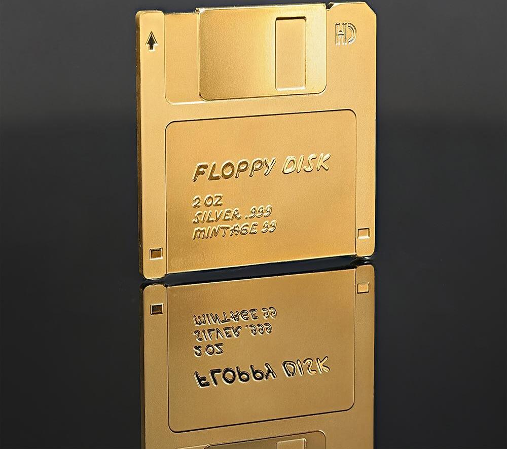 2026 2 oz Floppy Disk Silver Coin