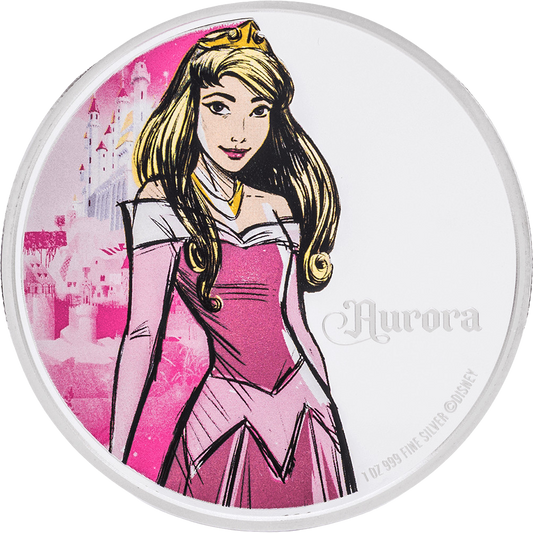2024 Niue Disney Princess Aurora 1 oz Silver Proof Coin [NGC PR70]