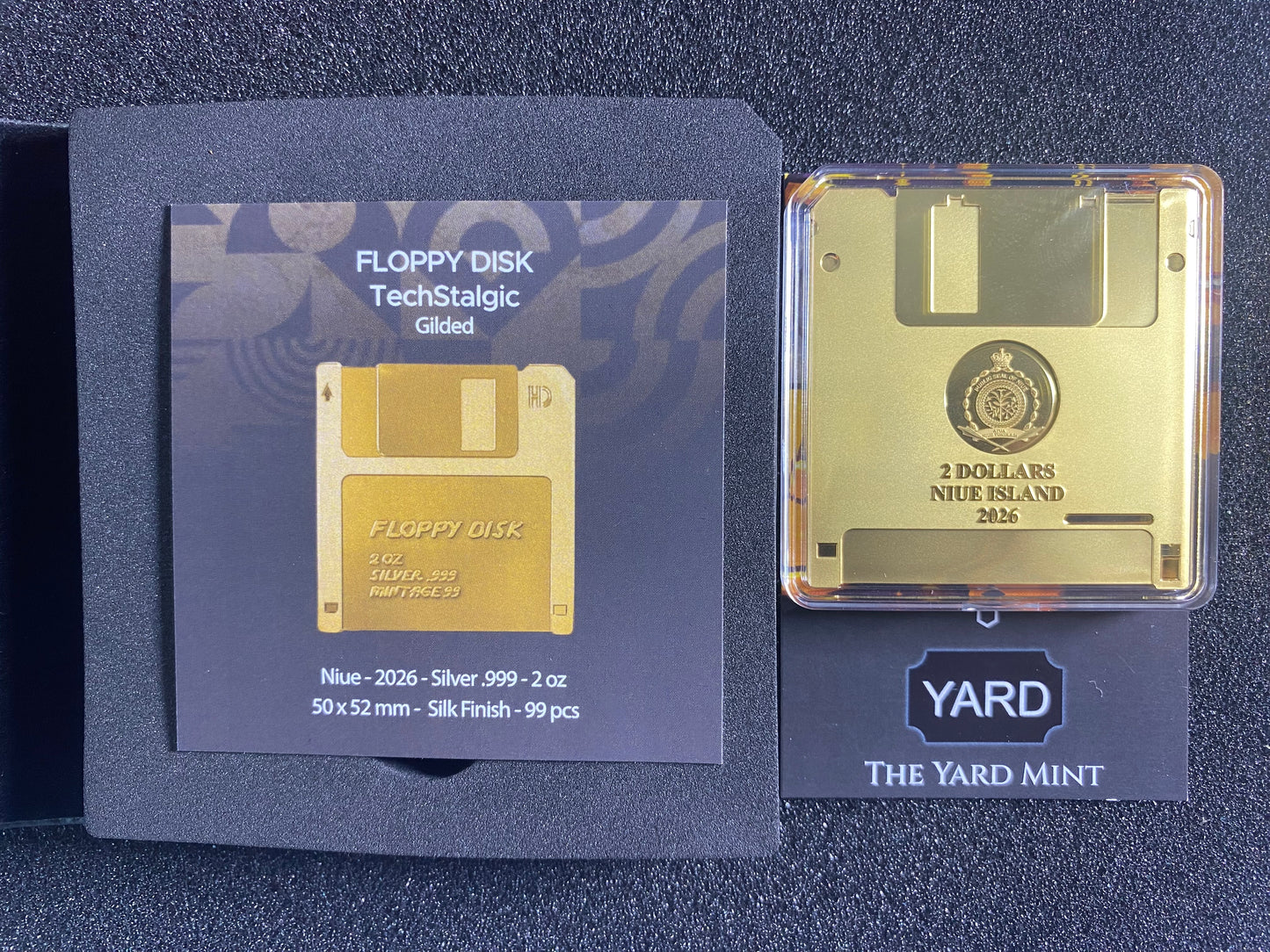2026 2 oz Floppy Disk Silver Coin
