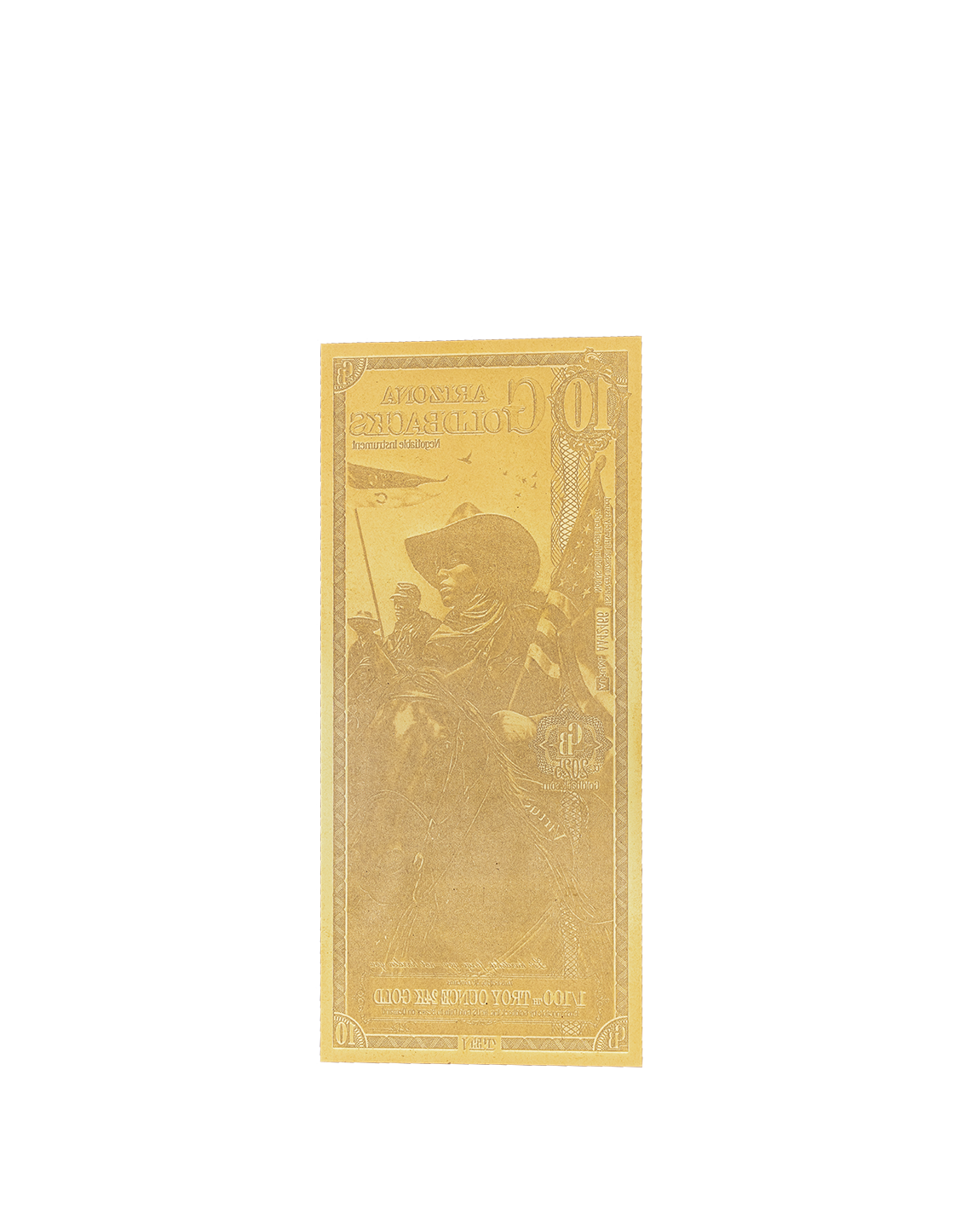 10 Arizona Goldback | Aurum Gold Foil Note (24k)