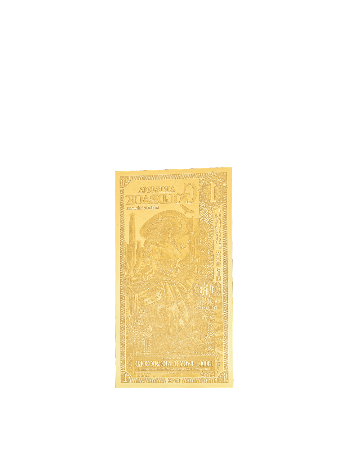 1 Arizona Goldback | Aurum Gold Foil Note (24k)