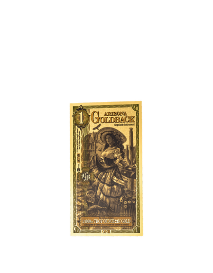 1 Arizona Goldback | Aurum Gold Foil Note (24k)