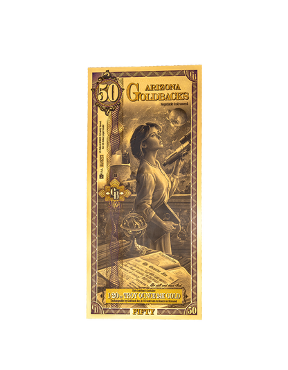 50 Arizona Goldback | Aurum Gold Foil Note (24k)