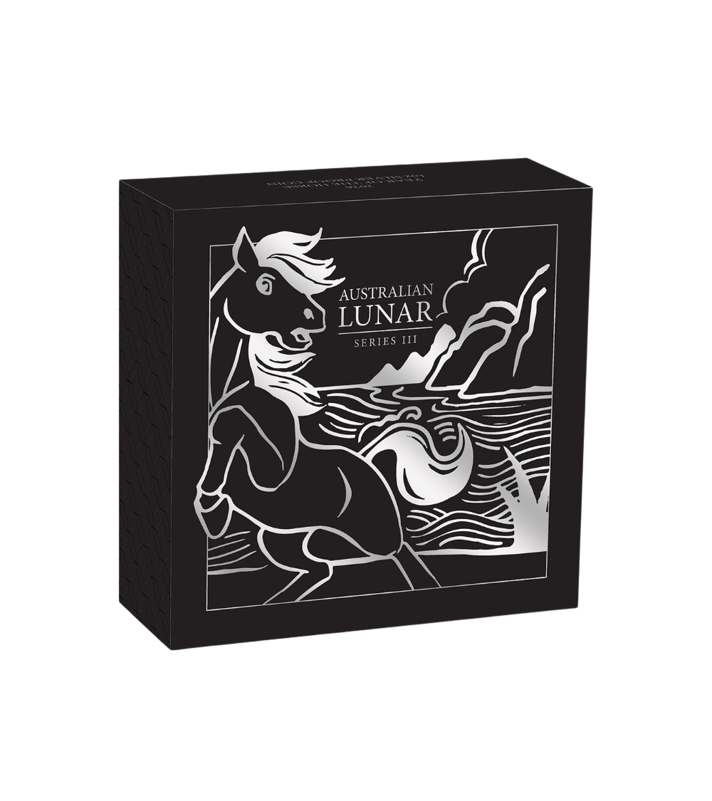 2026 Perth Mint - Year of the Horse 1/2 oz Silver Proof Coin (999.9 Ag)