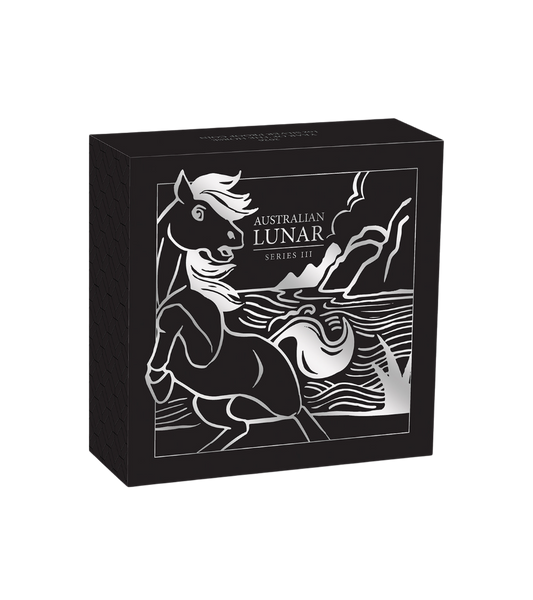 2026 Perth Mint - Year of the Horse 1/2 oz Silver Proof Coin (999.9 Ag)