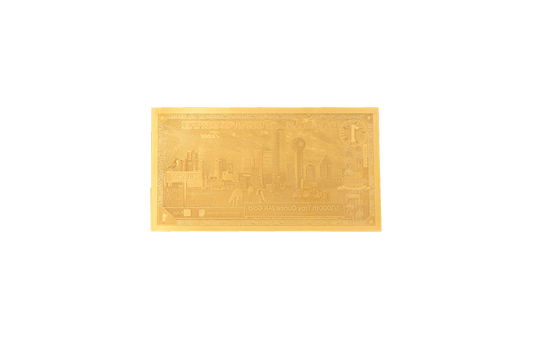 1 Dallas Fort Worth Texas Goldback | Aurum Gold Foil Note (24k)