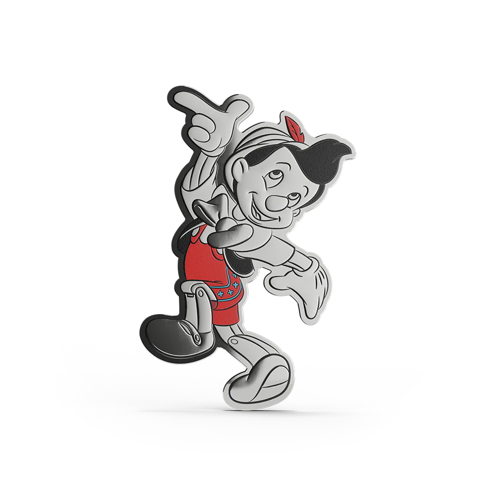 2026 Niue Disney Pinocchio 3/4oz Silver Collectible & 5g Foil Set