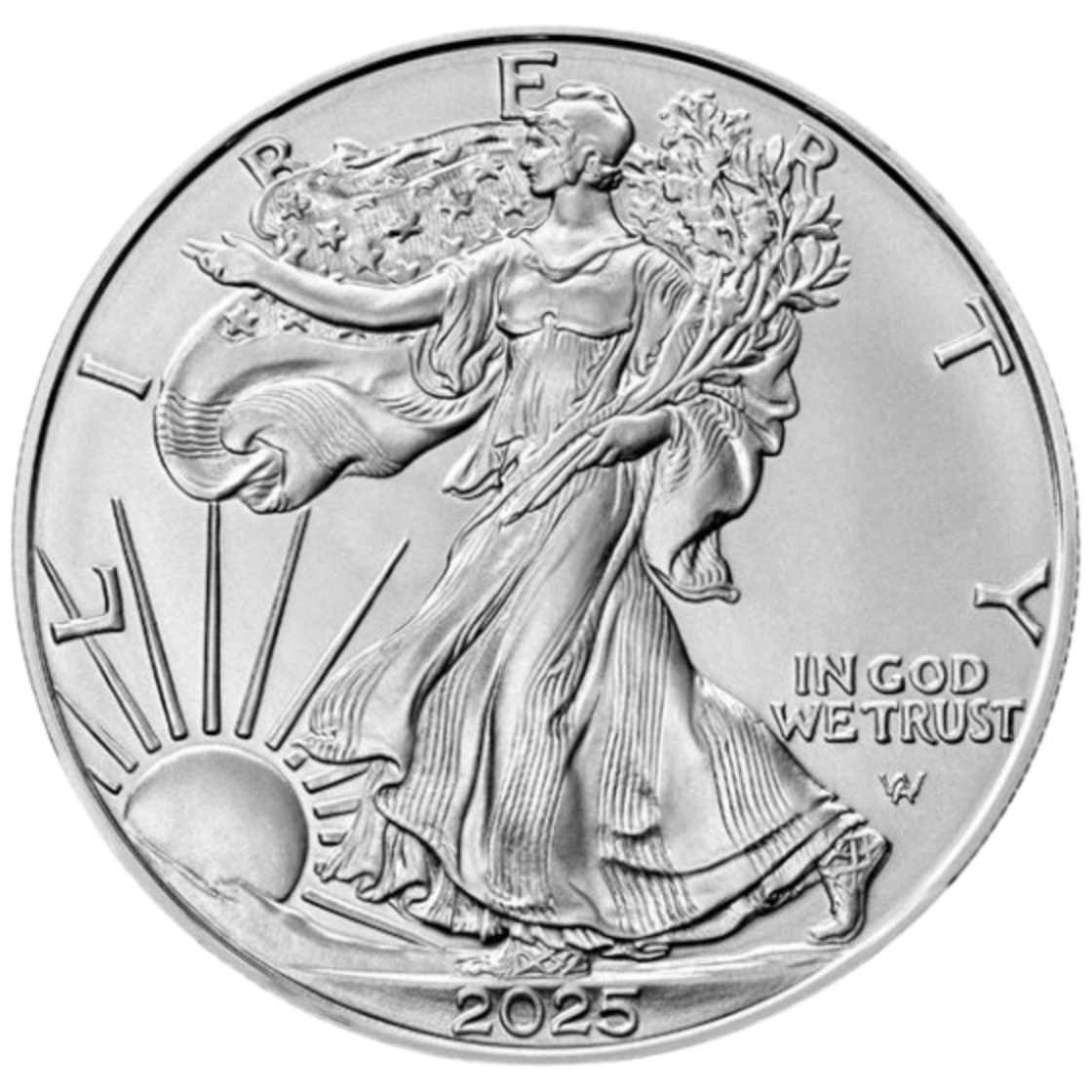 1oz Silver Eagle Coin: Vaulted (USA) – view 2