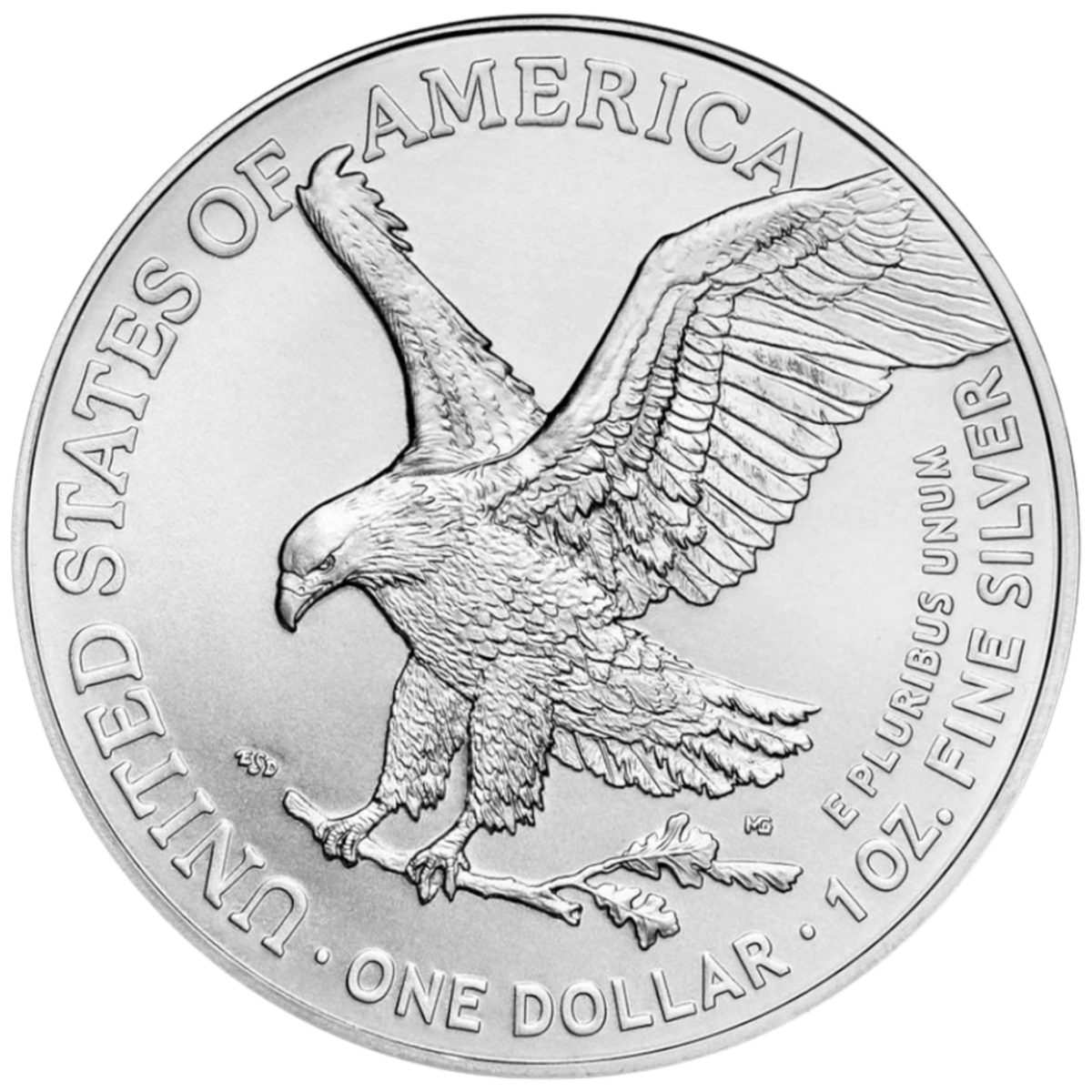 1oz Silver Eagle Coin: Vaulted (USA)
