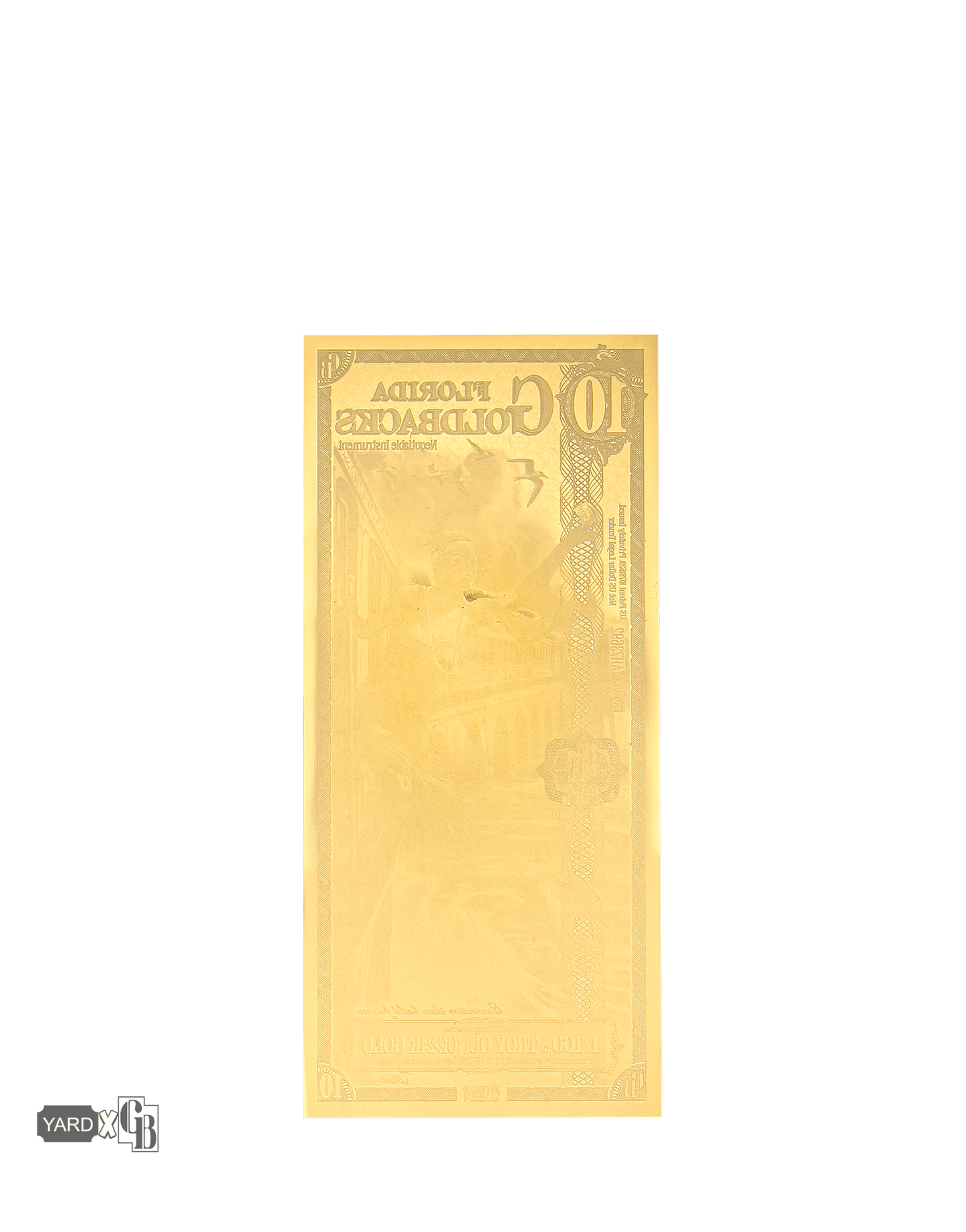 10 Florida Goldback | Aurum Gold Foil Note (24k)