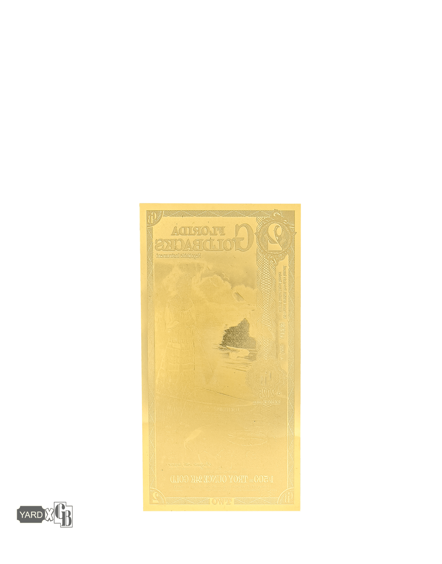 2 Florida Goldback | Aurum Gold Foil Note (24k)