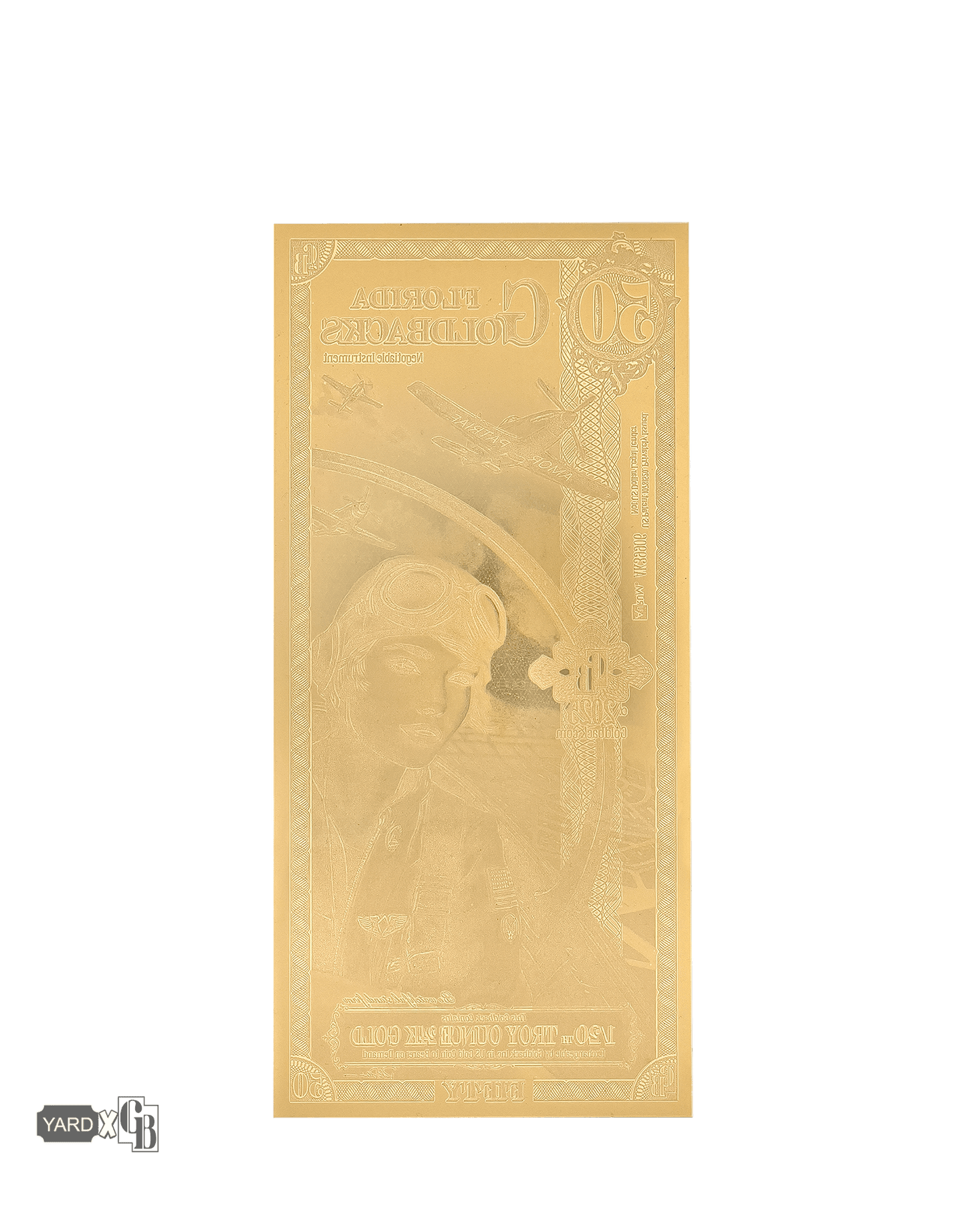 50 Florida Goldback | Aurum Gold Foil Note (24k)