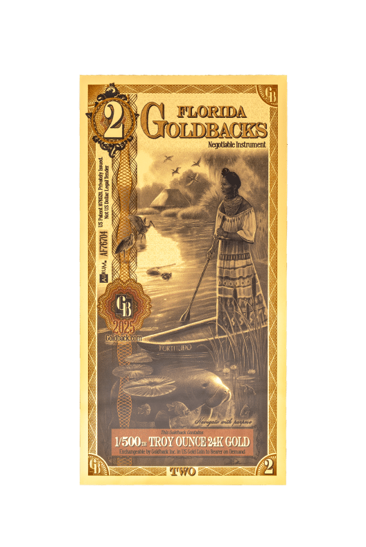 2025 2 Florida Goldback front