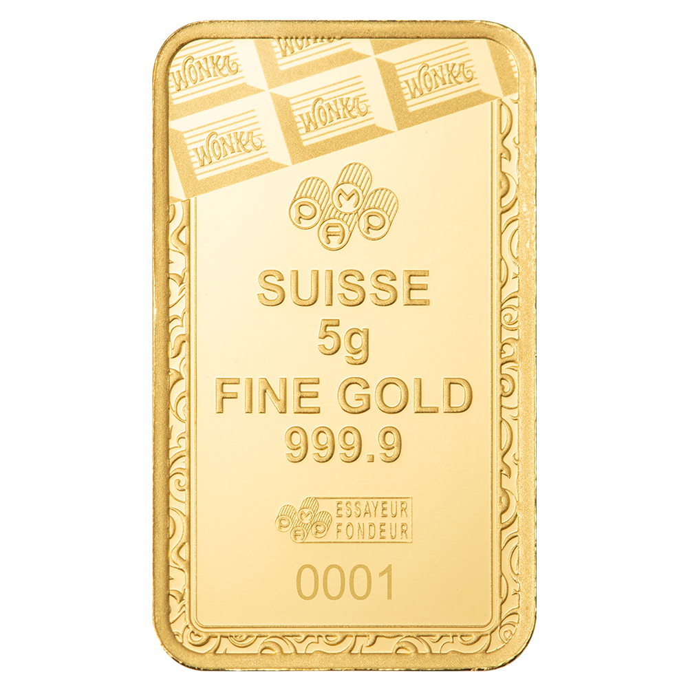 PAMP Suisse 5g Gold Bar Wonka 999.9
