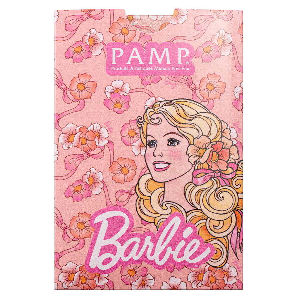 PAMP Suisse 2025 1g Gold Bar Barbie Edition
