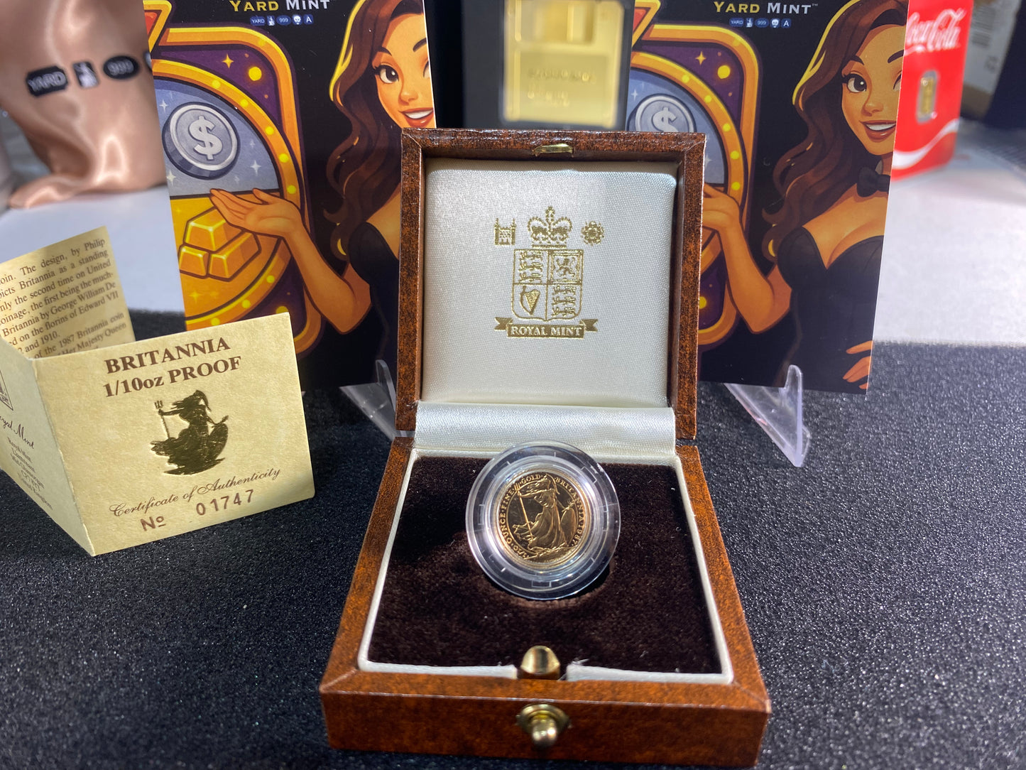 1987 Gold Proof Tenth Ounce Britannia