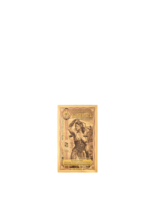 ¼ Idaho Goldback | Aurum Gold Foil Note (24k)